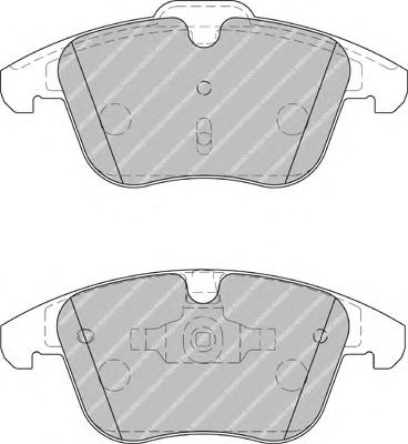 set placute frana,frana disc FSL1897 FERODO - Frana disc set placute frana,frana disc FSL1897 FERODO - Frana disc