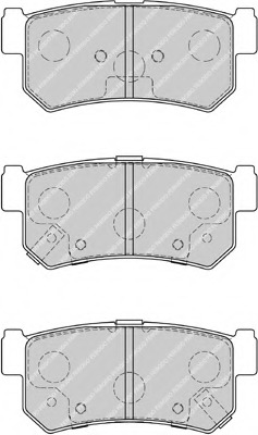 set placute frana,frana disc FSL1937 FERODO - Frana disc