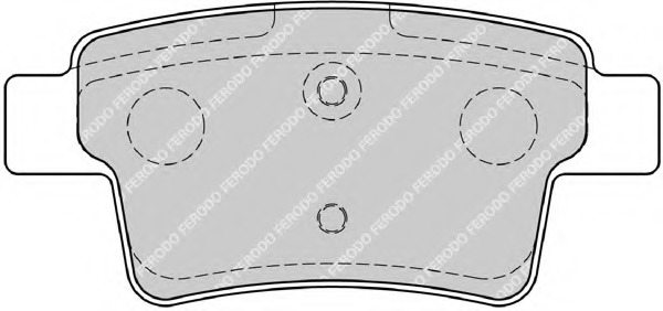 set placute frana,frana disc FSL1973 FERODO - Frana disc set placute frana,frana disc FSL1973 FERODO - Frana disc