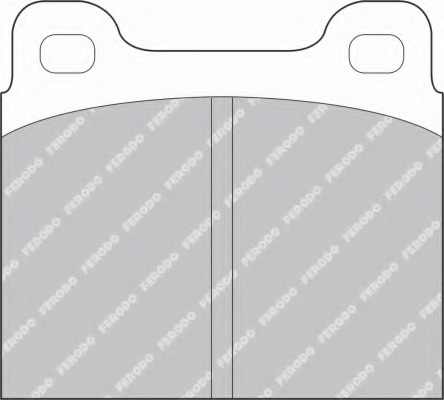 set placute frana,frana disc FSL2 FERODO - Frana disc set placute frana,frana disc FSL2 FERODO - Frana disc