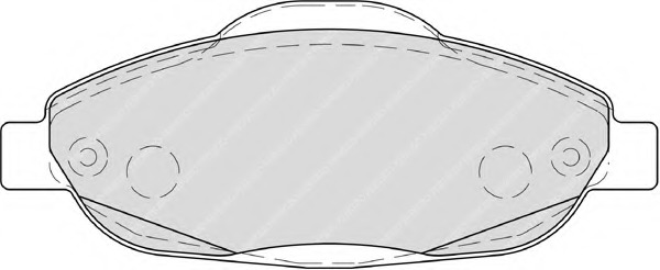 set placute frana,frana disc FSL4003 FERODO - Frana disc set placute frana,frana disc FSL4003 FERODO - Frana disc