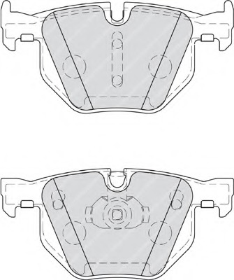 set placute frana,frana disc FSL4067 FERODO - Set placute frana