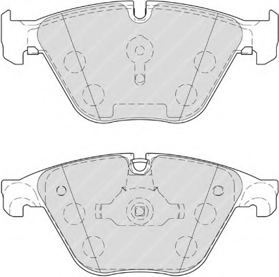 set placute frana,frana disc FSL4382 FERODO - Frana disc set placute frana,frana disc FSL4382 FERODO - Frana disc