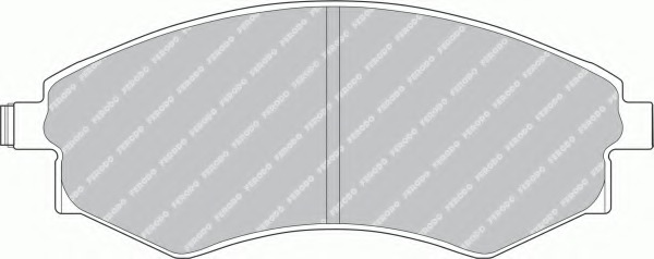 set placute frana,frana disc FSL600 FERODO - Frana disc set placute frana,frana disc FSL600 FERODO - Frana disc