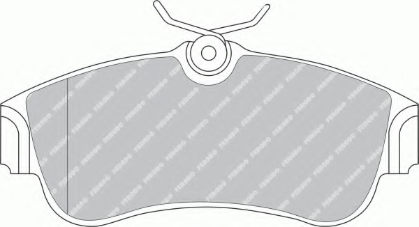 set placute frana,frana disc FSL604 FERODO - Frana disc set placute frana,frana disc FSL604 FERODO - Frana disc