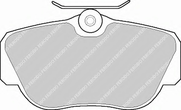 set placute frana,frana disc FSL669 FERODO - Frana disc set placute frana,frana disc FSL669 FERODO - Frana disc
