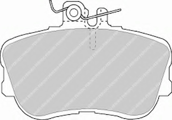 set placute frana,frana disc FSL854 FERODO - Set placute frana set placute frana,frana disc FSL854 FERODO - Set placute frana