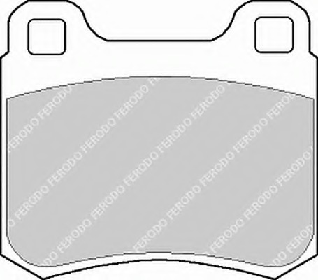 set placute frana,frana disc FSL979 FERODO - Frana disc set placute frana,frana disc FSL979 FERODO - Frana disc