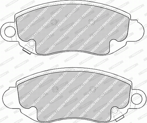 set placute frana,frana disc FVR1381 FERODO - Frana disc set placute frana,frana disc FVR1381 FERODO - Frana disc
