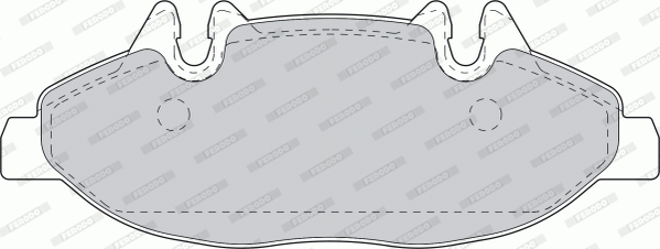 set placute frana,frana disc FVR1493 FERODO - Frana disc set placute frana,frana disc FVR1493 FERODO - Frana disc