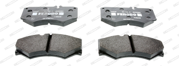 set placute frana,frana disc FVR239 FERODO - Frana disc set placute frana,frana disc FVR239 FERODO - Frana disc