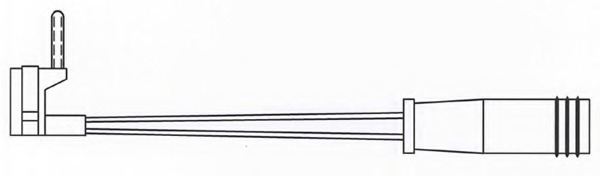 senzor de avertizare,uzura placute de frana FWI261/1 FERODO - Indicator de uzura placute frana senzor de avertizare,uzura placute de frana FWI261/1 FERODO - Indicator de uzura placute frana