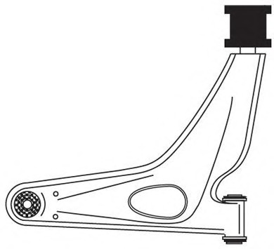 Brat, suspensie roata 1148 FRAP - Brate suspensie / directie (bascula)