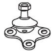 Articulatie sarcina/ghidare 1665 FRAP - Pivot inferior/superior Articulatie sarcina/ghidare 1665 FRAP - Pivot inferior/superior