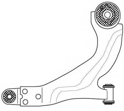 Brat, suspensie roata 2185 FRAP - Brate suspensie / directie (bascula)