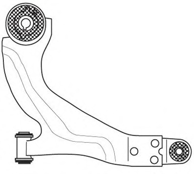 Brat, suspensie roata 2186 FRAP - Brate suspensie / directie (bascula)