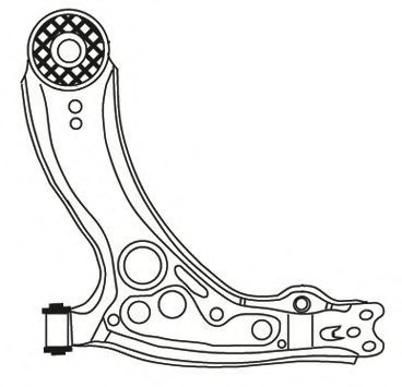 Brat, suspensie roata 2257 FRAP - Directie / bucsi, rulmenti