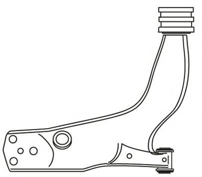 Brat, suspensie roata 2327 FRAP - Brate suspensie / directie (bascula)
