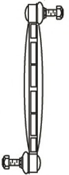 Brat/bieleta suspensie, stabilizator 2399 FRAP - Bieleta antiruliu / bara stabilizatoare