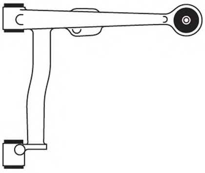 Brat, suspensie roata 2454 FRAP - Brate suspensie / directie (bascula)