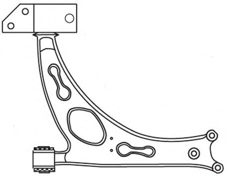 Brat, suspensie roata 2473 FRAP - Brate suspensie / directie (bascula) Brat, suspensie roata 2473 FRAP - Brate suspensie / directie (bascula)