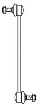 Brat/bieleta suspensie, stabilizator 2570 FRAP - Bieleta antiruliu / bara stabilizatoare