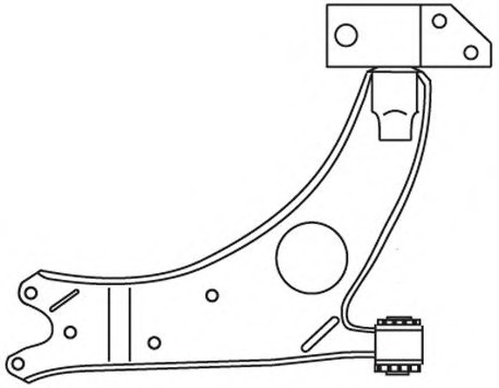 Brat, suspensie roata 2604 FRAP - Brate suspensie / directie (bascula) Brat, suspensie roata 2604 FRAP - Brate suspensie / directie (bascula)