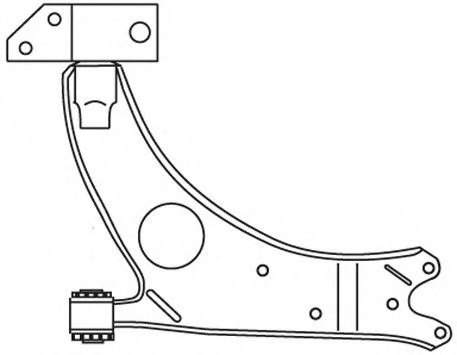 Brat, suspensie roata 2605 FRAP - Brate suspensie / directie (bascula) Brat, suspensie roata 2605 FRAP - Brate suspensie / directie (bascula)
