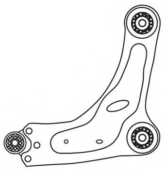 Brat, suspensie roata 2629 FRAP - Directie / bucsi, rulmenti