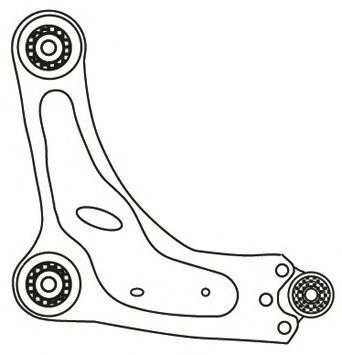 Brat, suspensie roata 2630 FRAP - Directie / bucsi, rulmenti