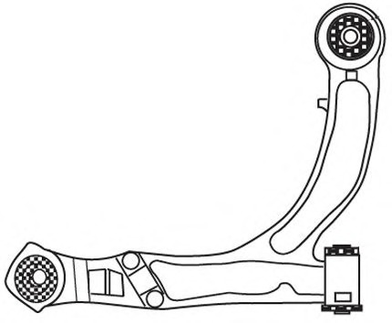 Brat, suspensie roata 2643 FRAP - Brate suspensie / directie (bascula)
