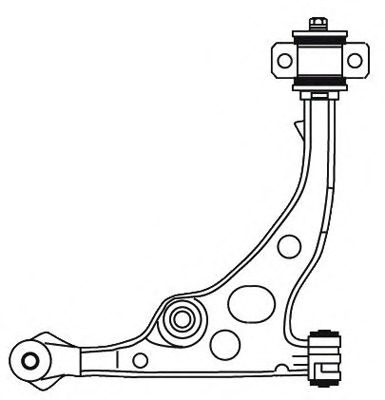 Brat, suspensie roata 2689 FRAP - Directie / bucsi, rulmenti
