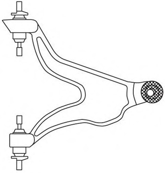 Brat, suspensie roata 2703 FRAP - Brate suspensie / directie (bascula) Brat, suspensie roata 2703 FRAP - Brate suspensie / directie (bascula)