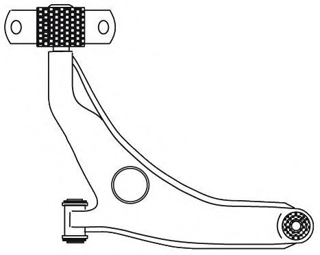 Brat, suspensie roata 2705 FRAP - Brate suspensie / directie (bascula)