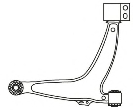 Brat, suspensie roata 2738 FRAP - Brate suspensie / directie (bascula) Brat, suspensie roata 2738 FRAP - Brate suspensie / directie (bascula)