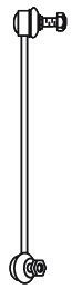 Brat/bieleta suspensie, stabilizator 2986 FRAP - Bieleta antiruliu / bara stabilizatoare