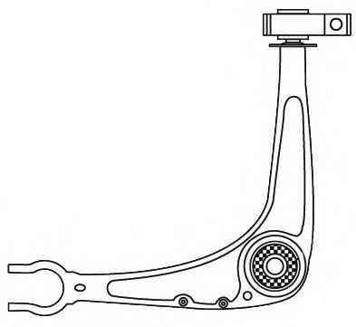 Brat, suspensie roata 3052 FRAP - Directie / bucsi, rulmenti Brat, suspensie roata 3052 FRAP - Directie / bucsi, rulmenti
