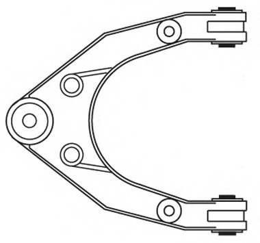 Brat, suspensie roata 3061 FRAP - Brate suspensie / directie (bascula)