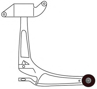 Brat, suspensie roata 3296 FRAP - Directie / bucsi, rulmenti