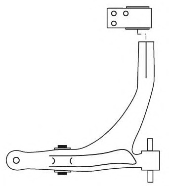 Brat, suspensie roata 3446 FRAP - Brate suspensie / directie (bascula) Brat, suspensie roata 3446 FRAP - Brate suspensie / directie (bascula)
