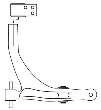 Brat, suspensie roata 3447 FRAP - Brate suspensie / directie (bascula) Brat, suspensie roata 3447 FRAP - Brate suspensie / directie (bascula)