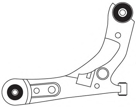 Brat, suspensie roata 3480 FRAP - Brate suspensie / directie (bascula) Brat, suspensie roata 3480 FRAP - Brate suspensie / directie (bascula)
