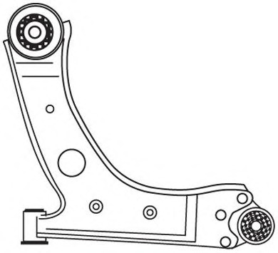Brat, suspensie roata 3625 FRAP - Brate suspensie / directie (bascula)