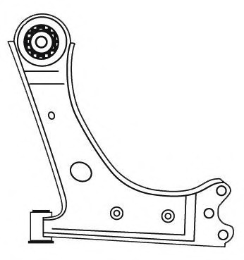 Brat, suspensie roata 3640 FRAP - Directie / bucsi, rulmenti Brat, suspensie roata 3640 FRAP - Directie / bucsi, rulmenti