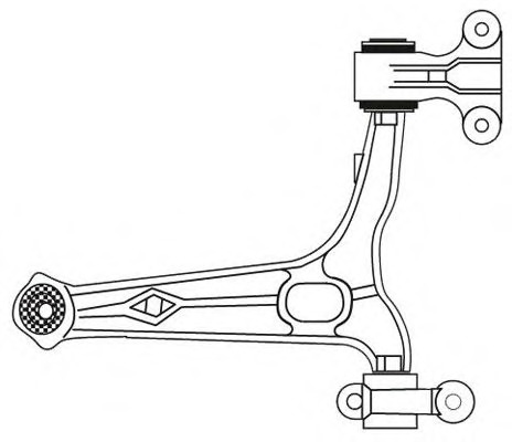 Brat, suspensie roata 3775 FRAP - Brate suspensie / directie (bascula)