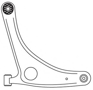 Brat, suspensie roata 3791 FRAP - Brate suspensie / directie (bascula)