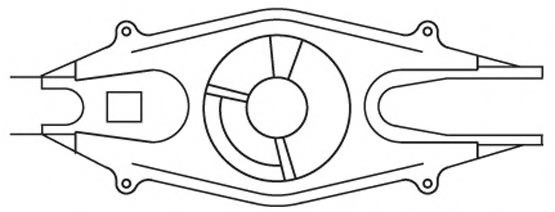 Brat, suspensie roata 3821 FRAP - Directie / bucsi, rulmenti Brat, suspensie roata 3821 FRAP - Directie / bucsi, rulmenti