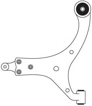 Brat, suspensie roata 3845 FRAP - Directie / bucsi, rulmenti Brat, suspensie roata 3845 FRAP - Directie / bucsi, rulmenti