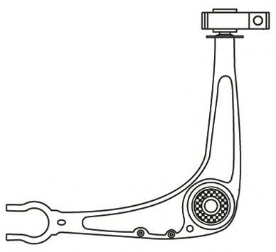 Brat, suspensie roata 3935 FRAP - Directie / bucsi, rulmenti Brat, suspensie roata 3935 FRAP - Directie / bucsi, rulmenti
