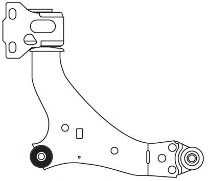 Brat, suspensie roata 4224 FRAP - Directie / bucsi, rulmenti